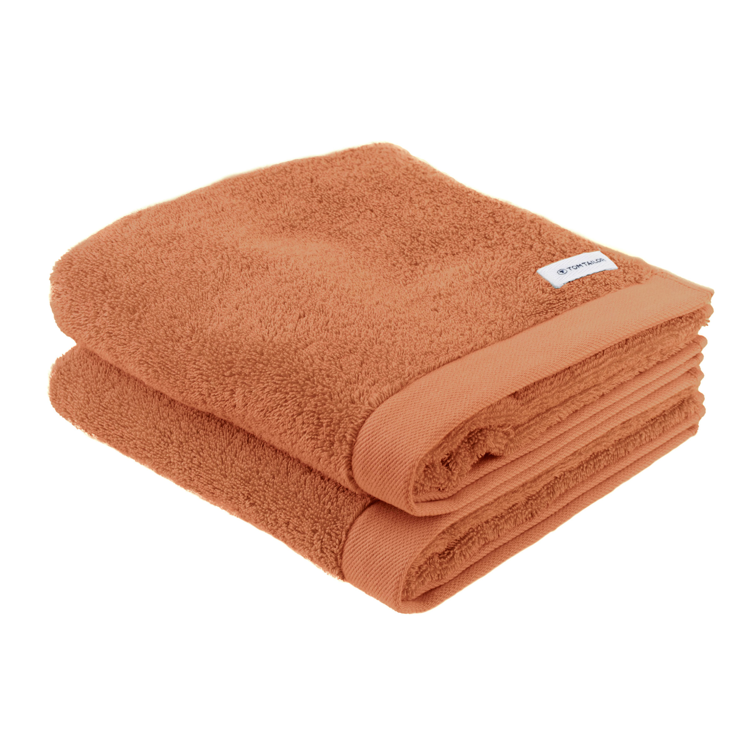 TOM TAILOR Handtuch 2er Set - Color Bath Towel Warm Coral
