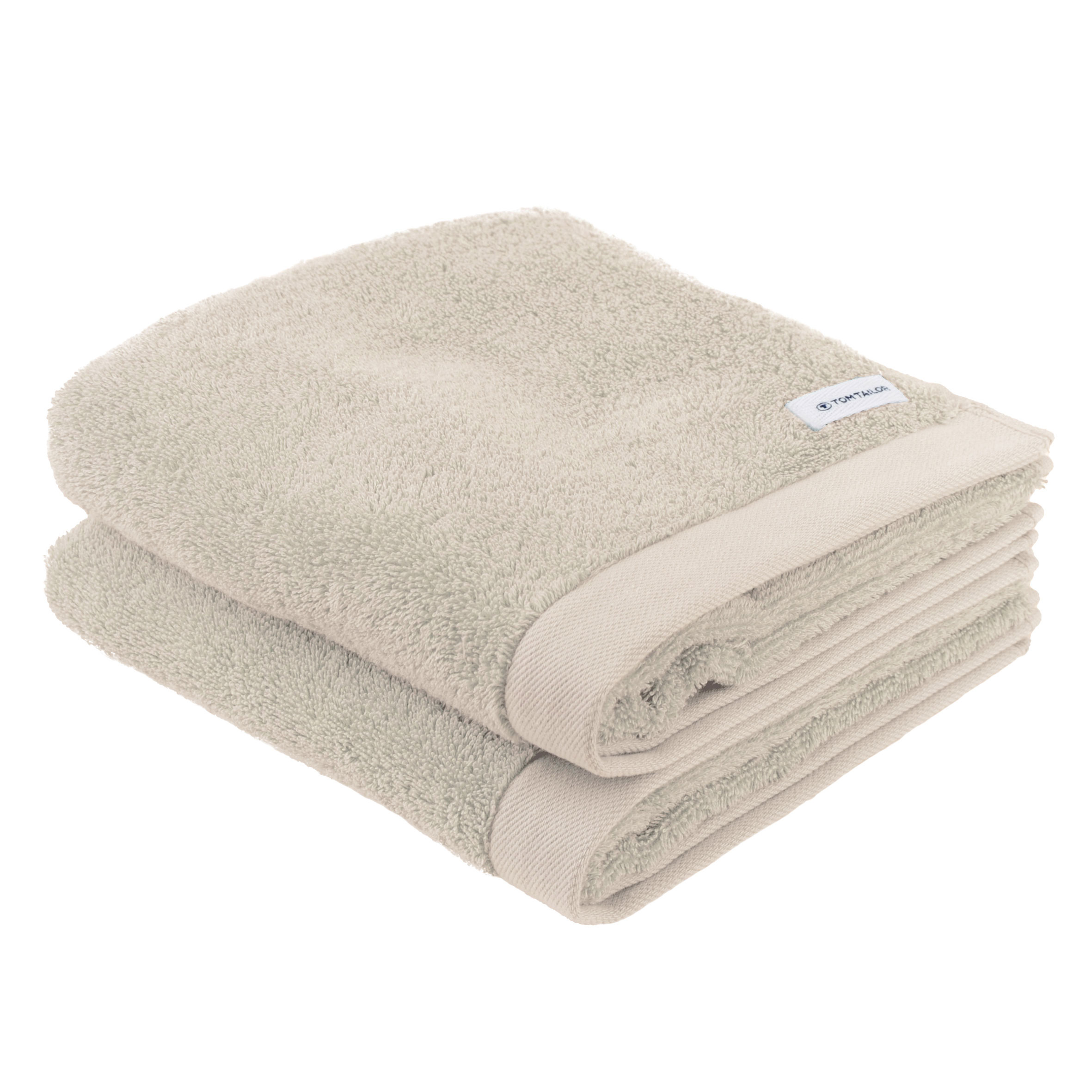 TOM TAILOR Handtuch 2er Set - Color Bath Towel Sunny Sand