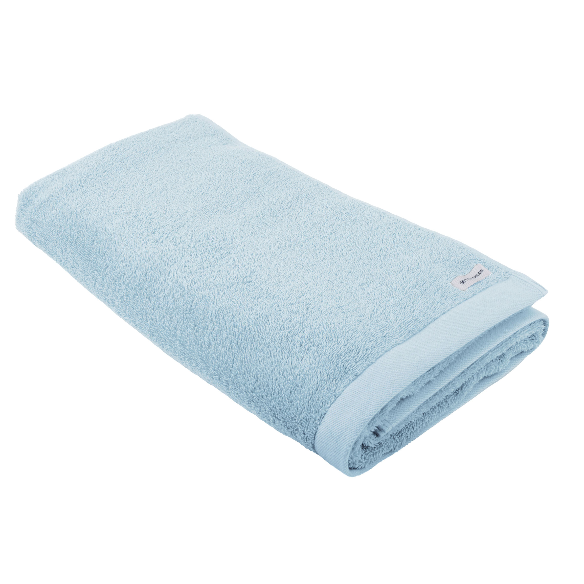 TOM TAILOR Saunatuch 'Color Bath Towel Sky Blue' – 80x200 cm, Frottier