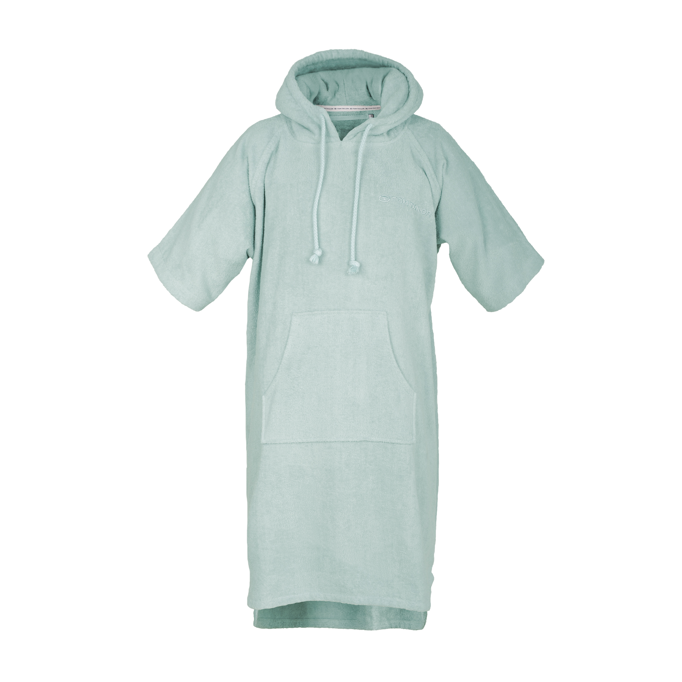 TOM TAILOR Surf Poncho 'Fresh Sage' - Frottier