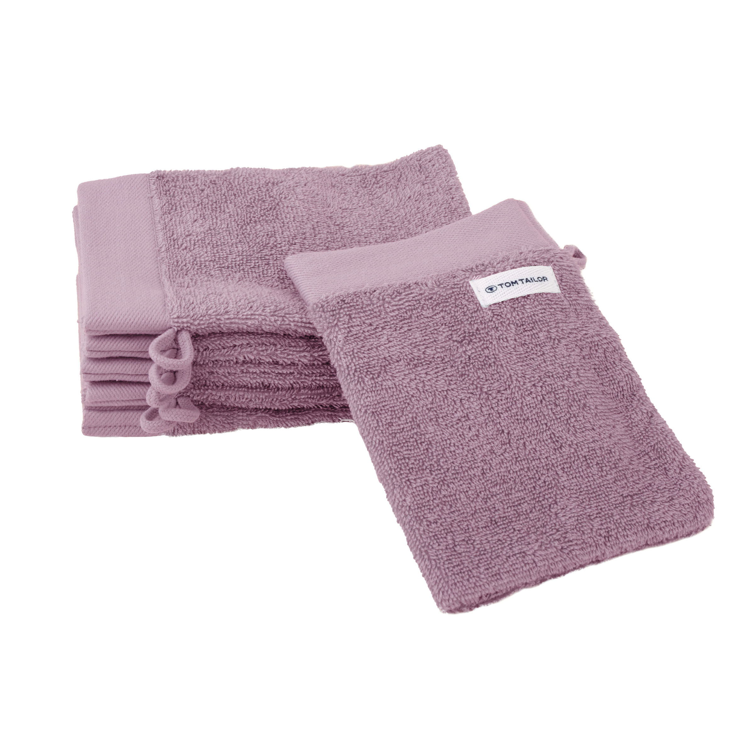 TOM TAILOR Waschhandschuh 6er Set - Color Bath Towel Cozy Mauve