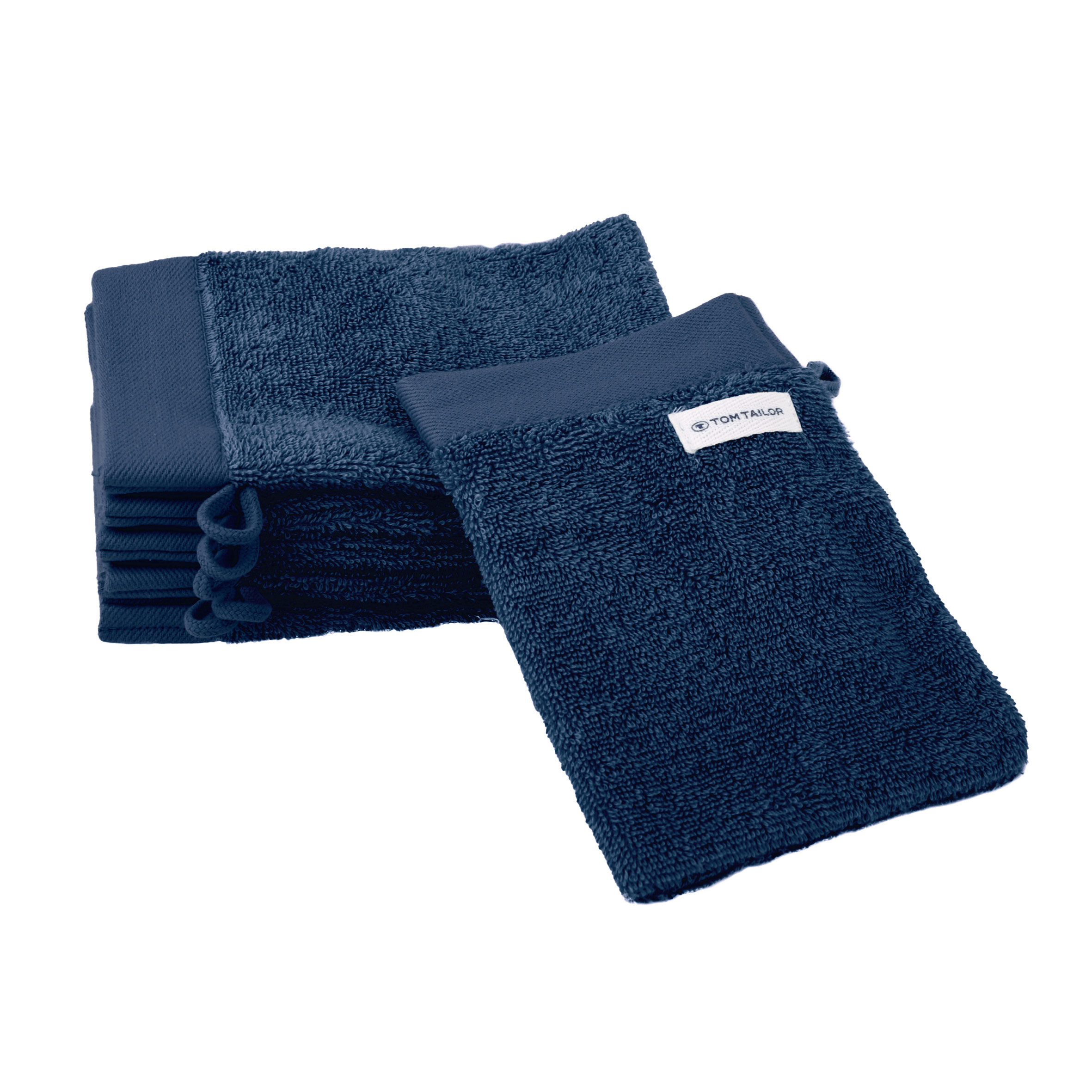 TOM TAILOR Waschhandschuh 6er Set - Color Bath Towel Dark Navy