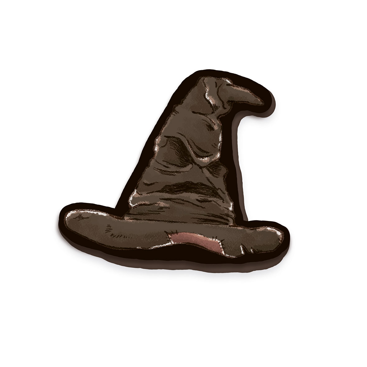 Harry Potter Dekokissen 'Der Sprechende Hut' – 35x20 cm, Soft Velboa