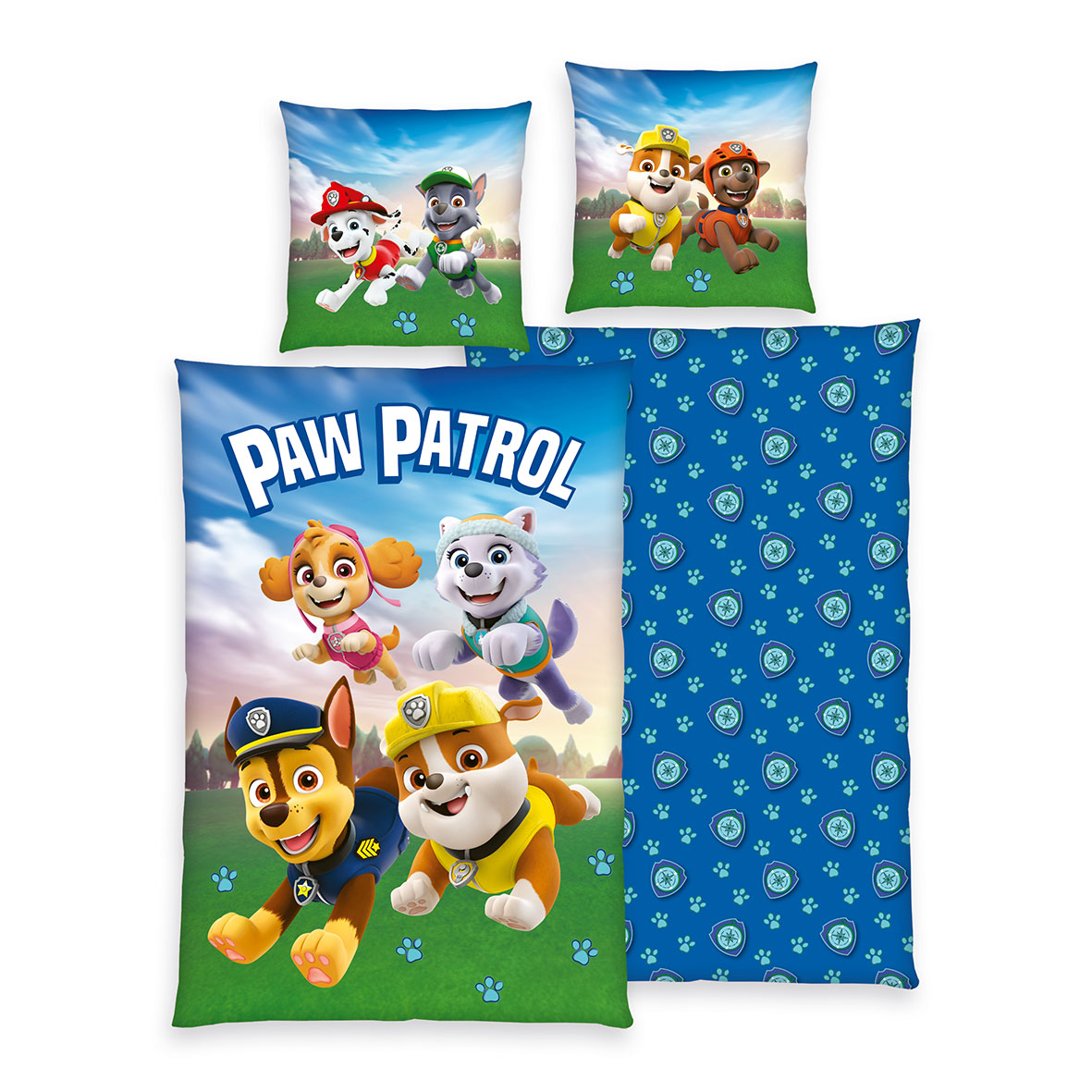 Paw Patrol Bettwäsche-Set 'Adventure' – 135x200 cm, Linon