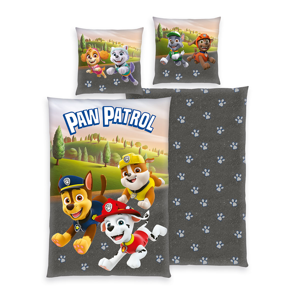 Paw Patrol Bettwäsche-Set 'Little Heroes' – 100x135 cm, Linon