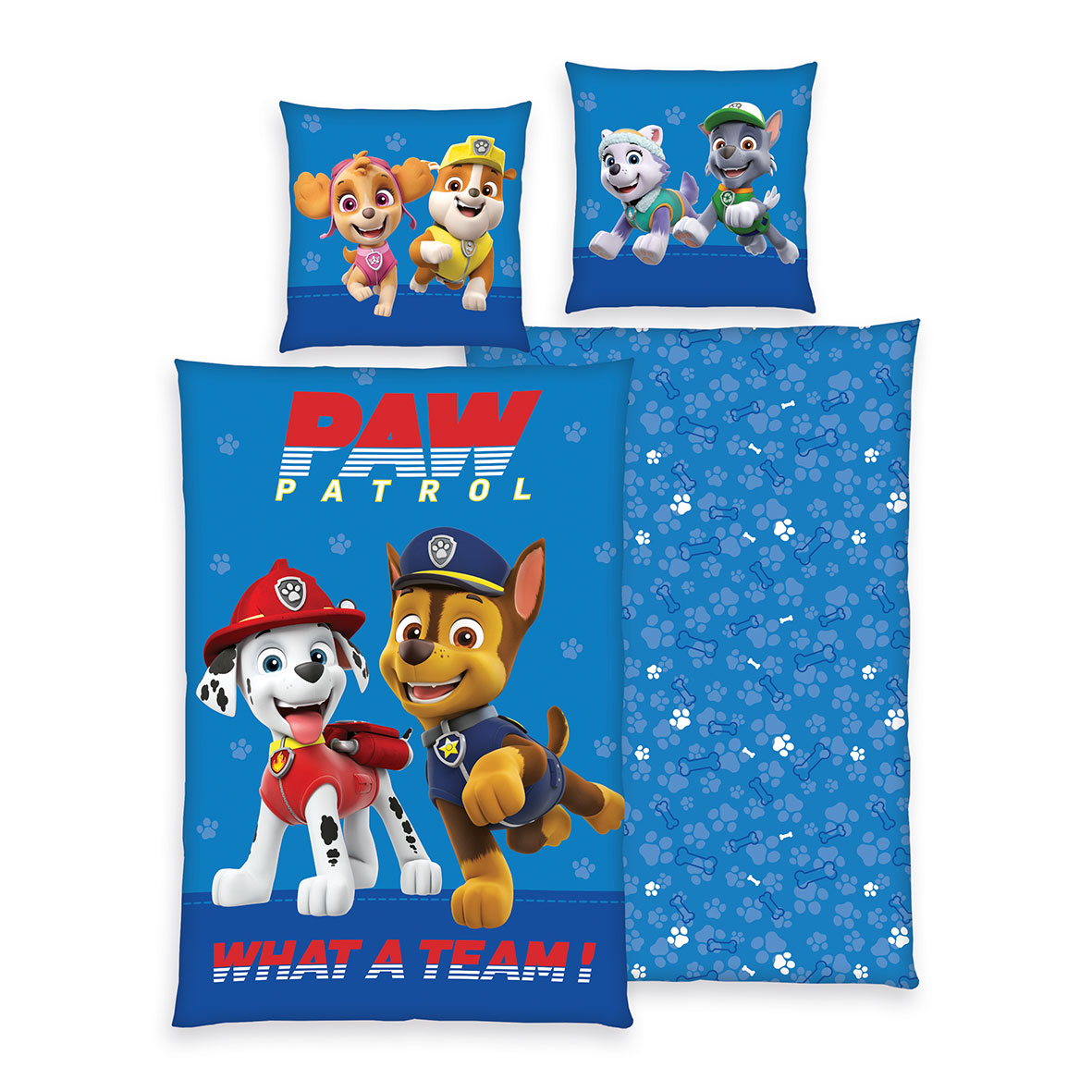 Paw Patrol Bettwäsche-Set 'What a Team' – 135x200 cm, Linon