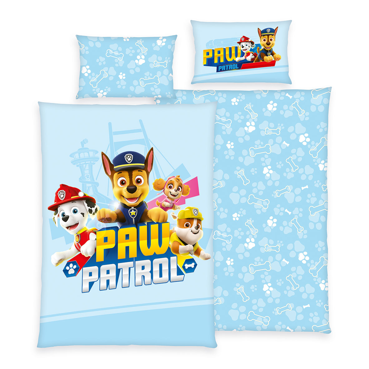 Paw Patrol Kleinkindbettwäsche - Blue Mission