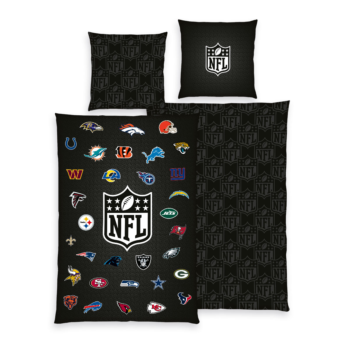 NFL Bettwäsche-Set 'All Teams' – 135x200 cm, Renforcé