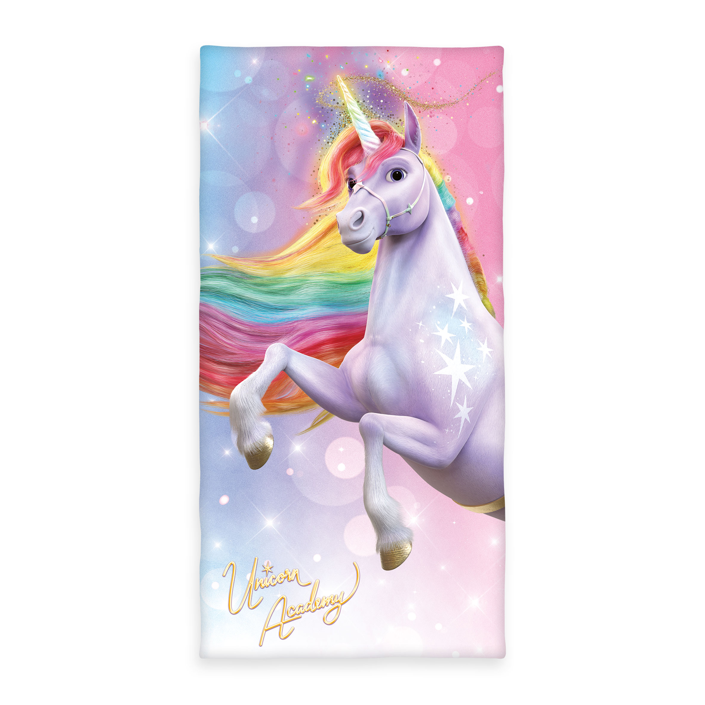 Unicorn Academy Handtuch 'Magic' – 75x150 cm, Velours