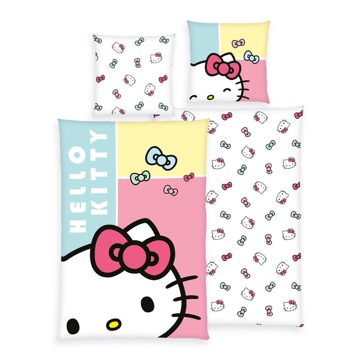 Hello Kitty Bettwäsche-Set ‘Sweet Dreams’ – 135×200 cm, Renforcé