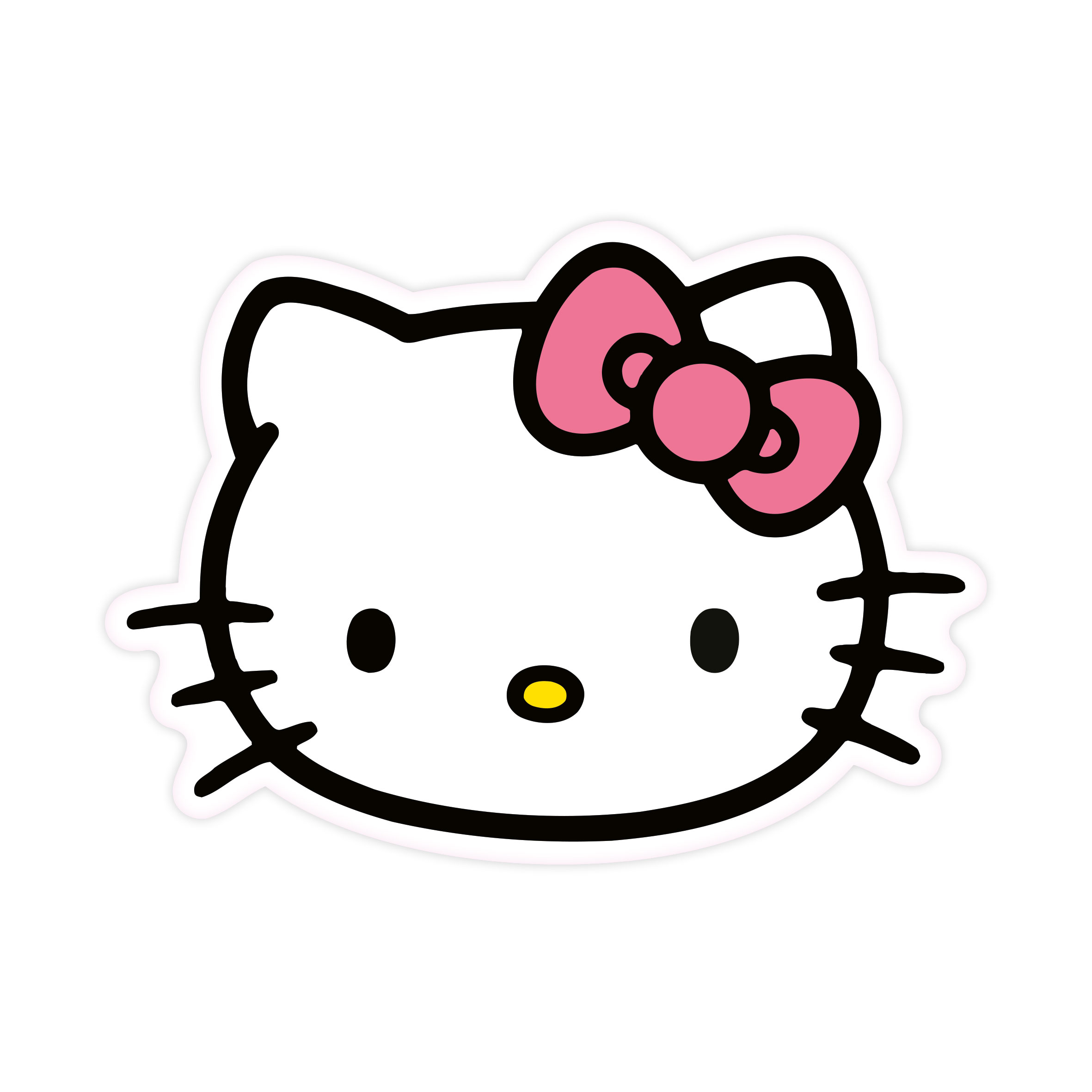 Hello Kitty Formkissen 'Kitty' – 26x36 cm, Soft Velboa,