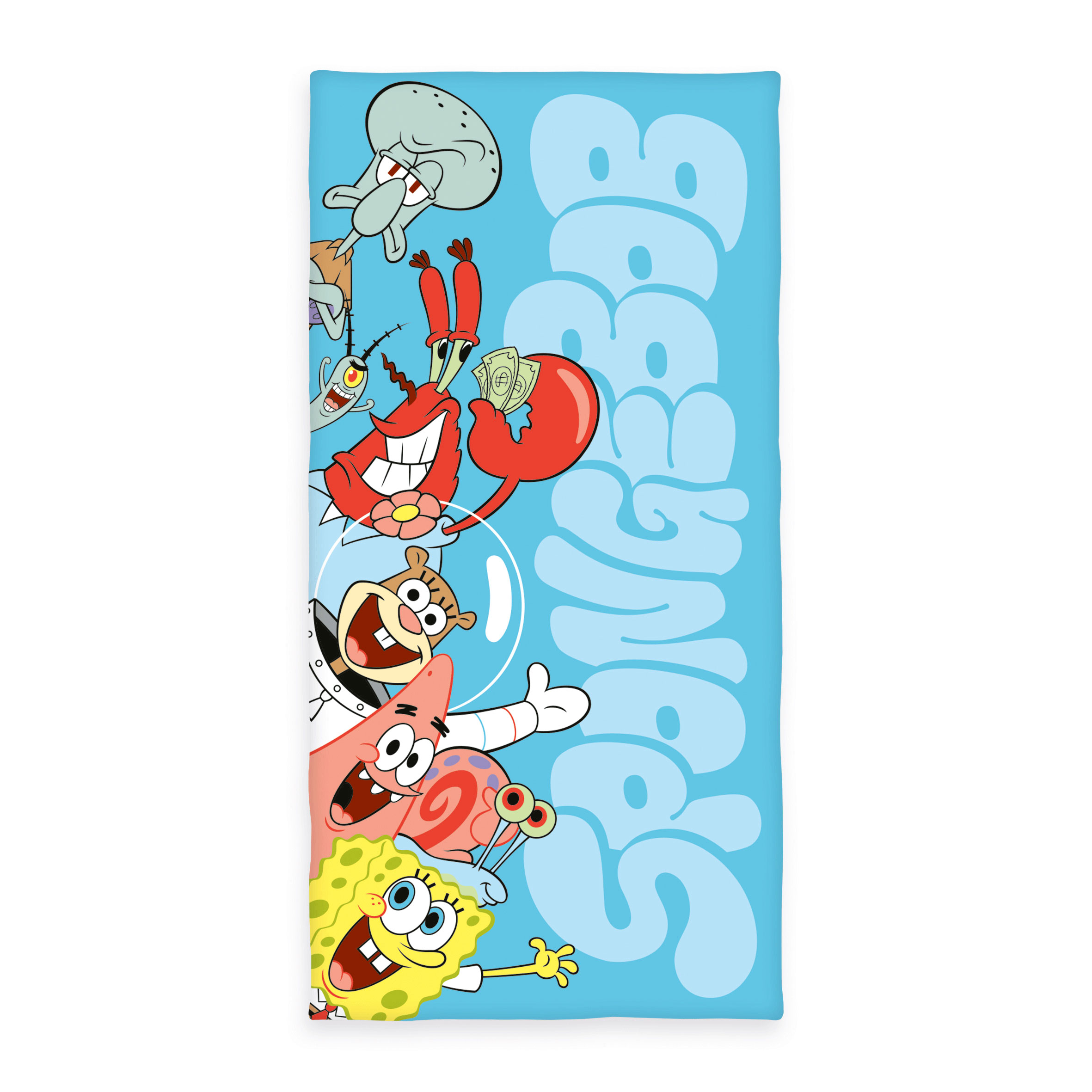 SpongeBob Badetuch ‘Fun’ – 75×150 cm, 100% Baumwolle