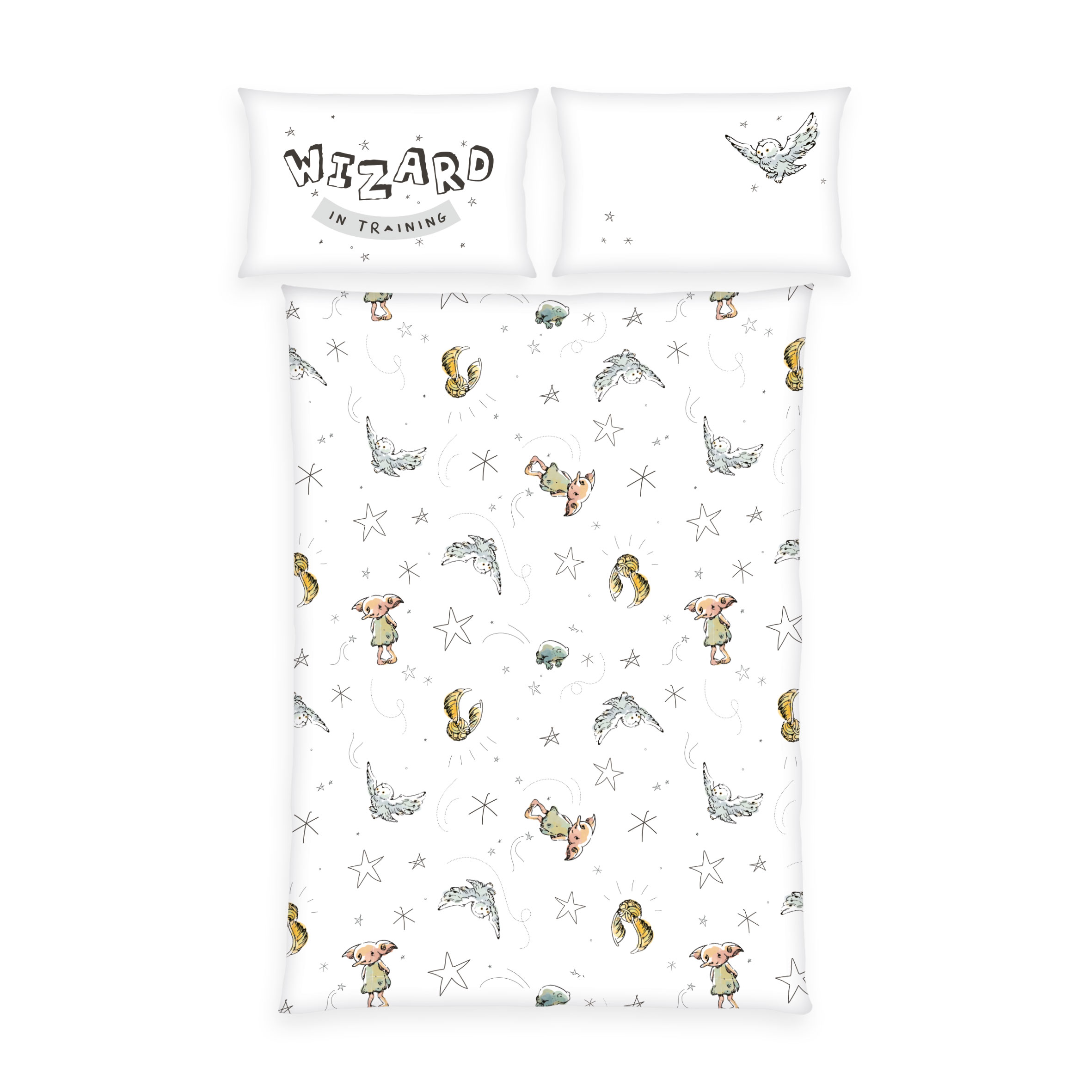 Harry Potter Winterbettwäsche-Set ‘Wizard in training’ – 100×135 cm, Flanell