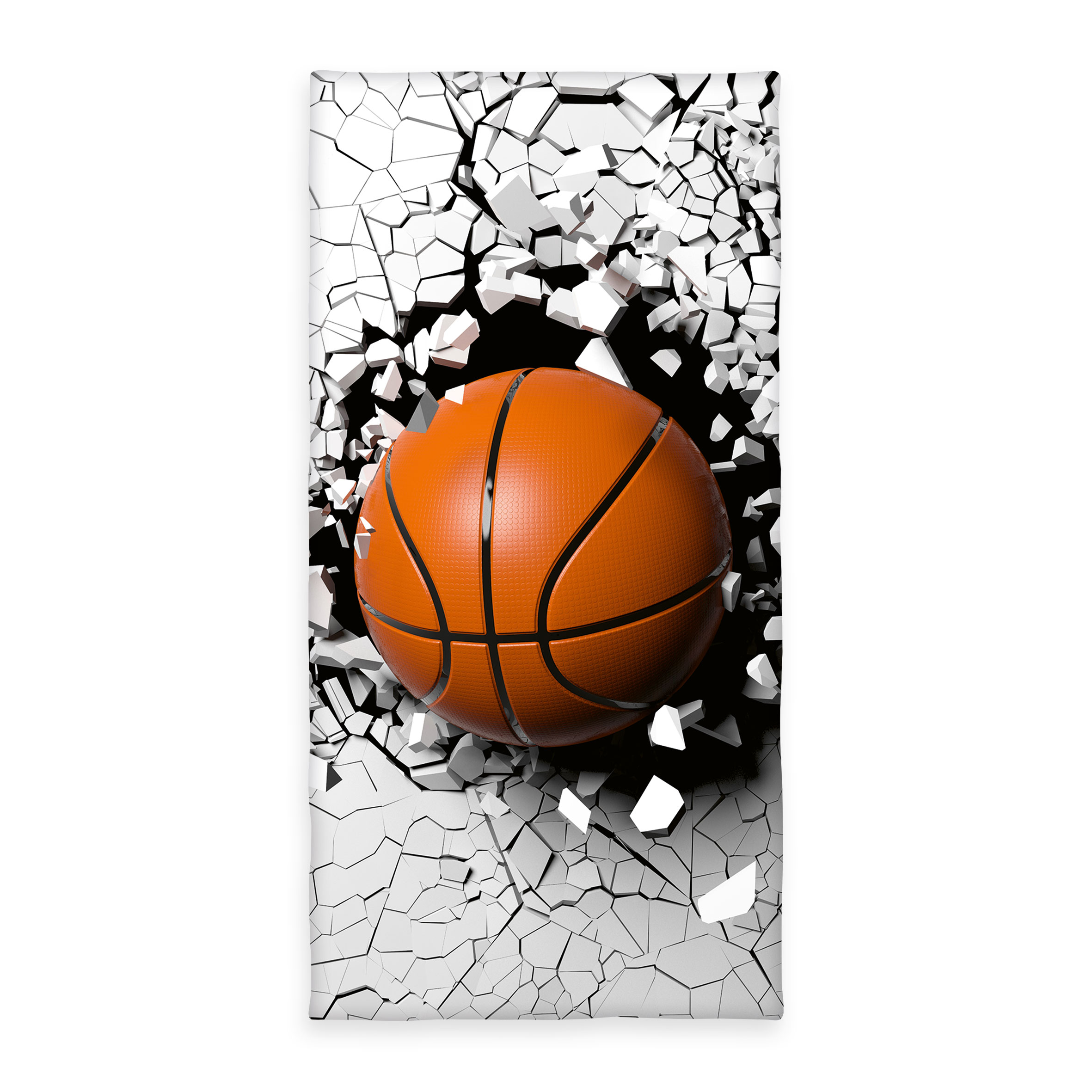 Young Collection Badetuch ‘3D Basketball’ – 75×150 cm, 100% Baumwolle