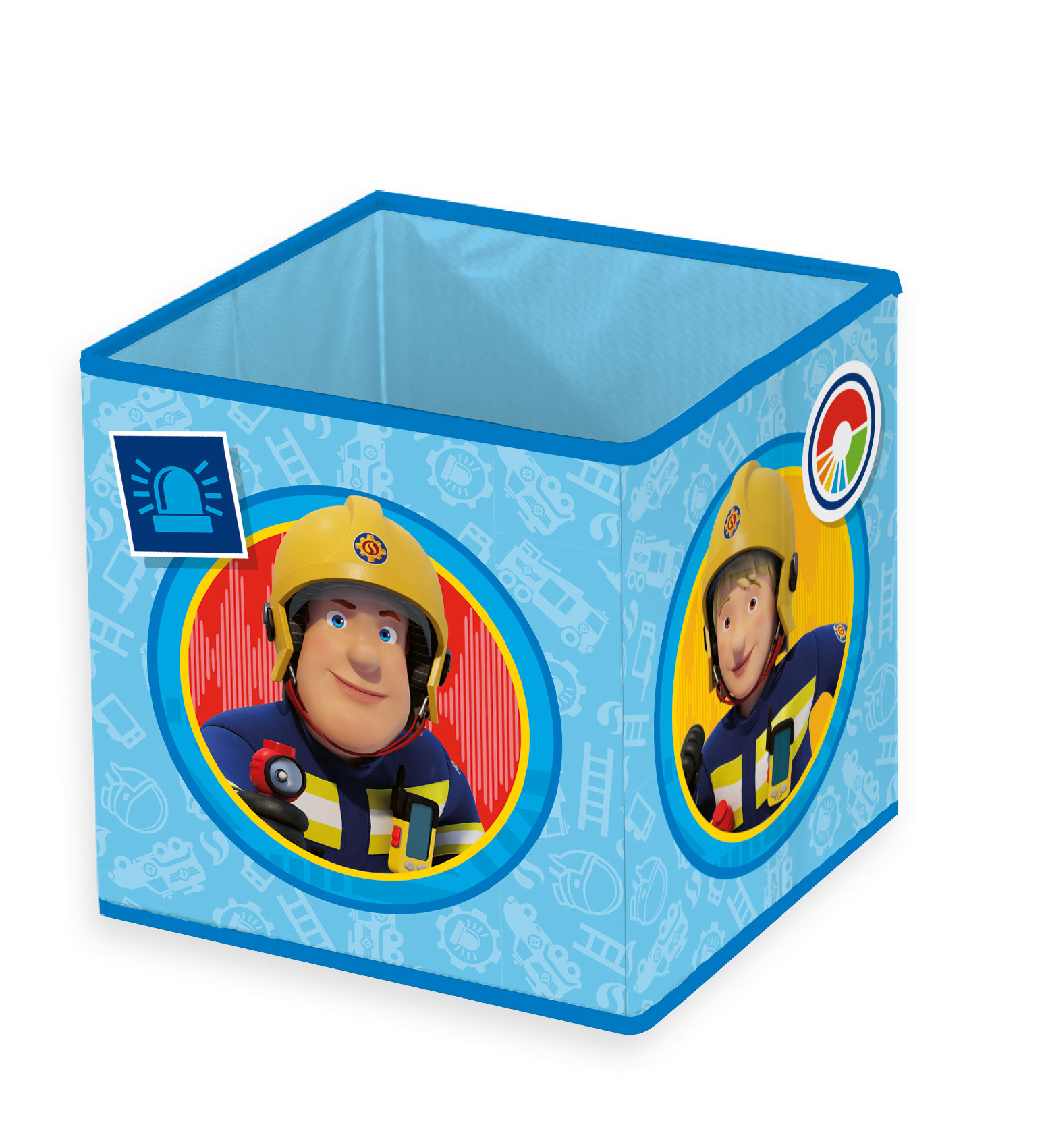 Feuerwehrmann Sam Aufbewahrungsbox ‘Einsatzbereit’ – 30x30x30 cm, faltbar