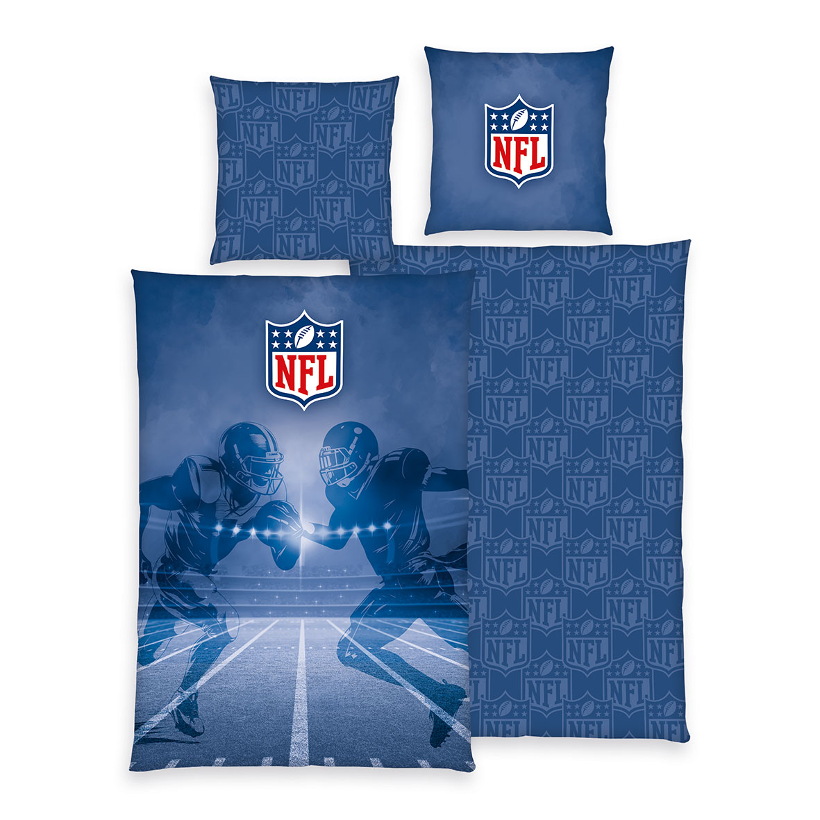 NFL Bettwäsche-Set 'Game Time' – 135x200 cm, Renforcé