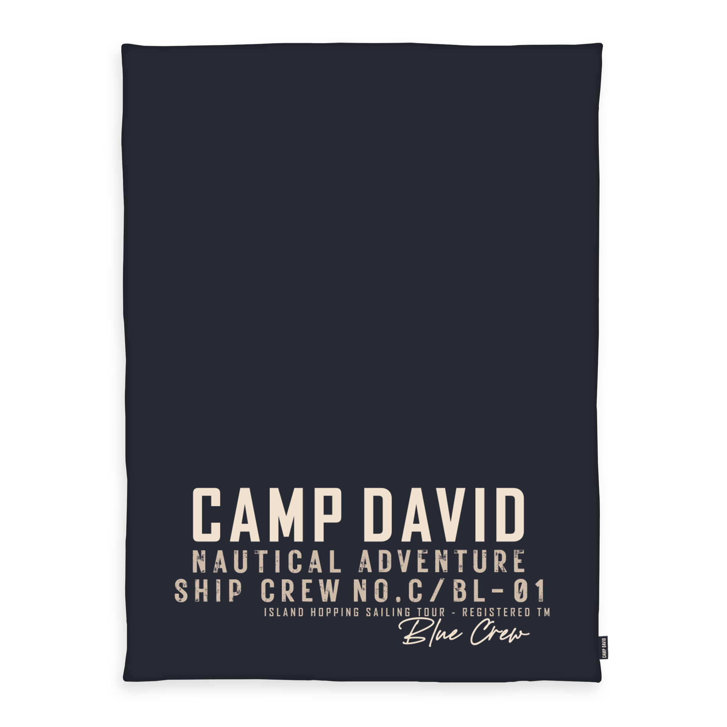 CAMP DAVID Kuscheldecke 'Blue Crew Navy' – 150x200 cm, Wellsoft