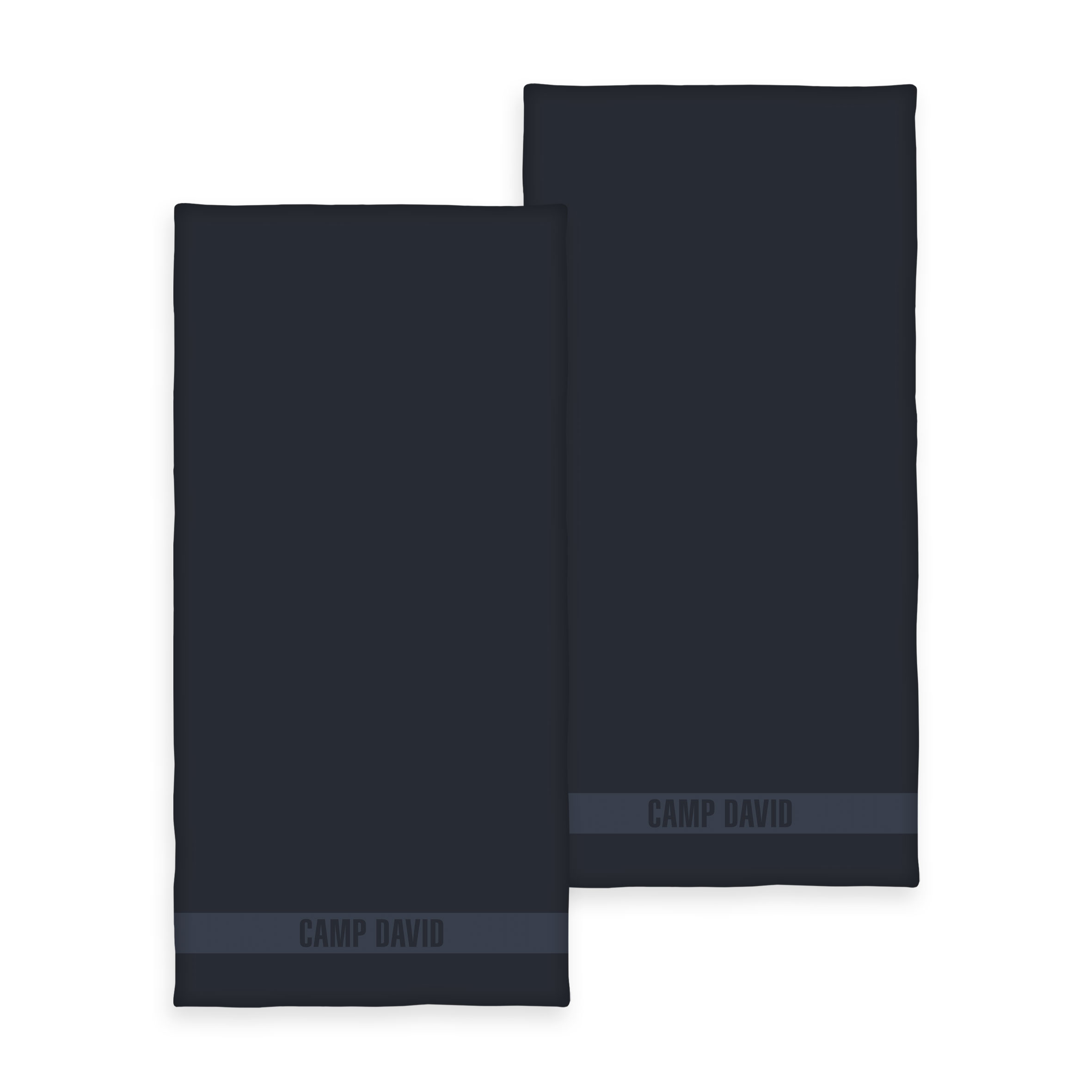 CAMP DAVID Handtuch 'Marine' – 2er Set, 50x100 cm, Frottier