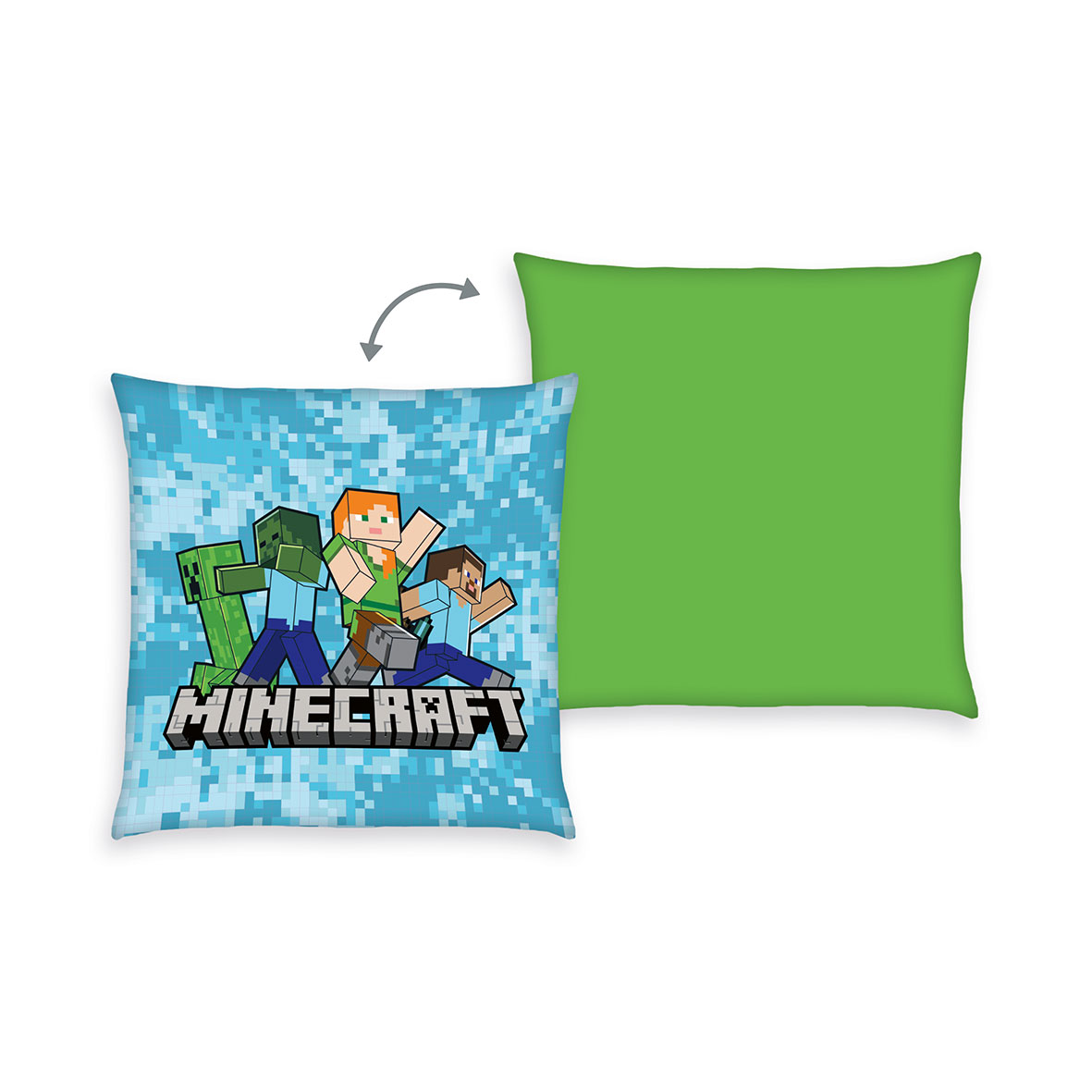 Minecraft Dekokissen ‘Creeper Crew’ – 40×40 cm