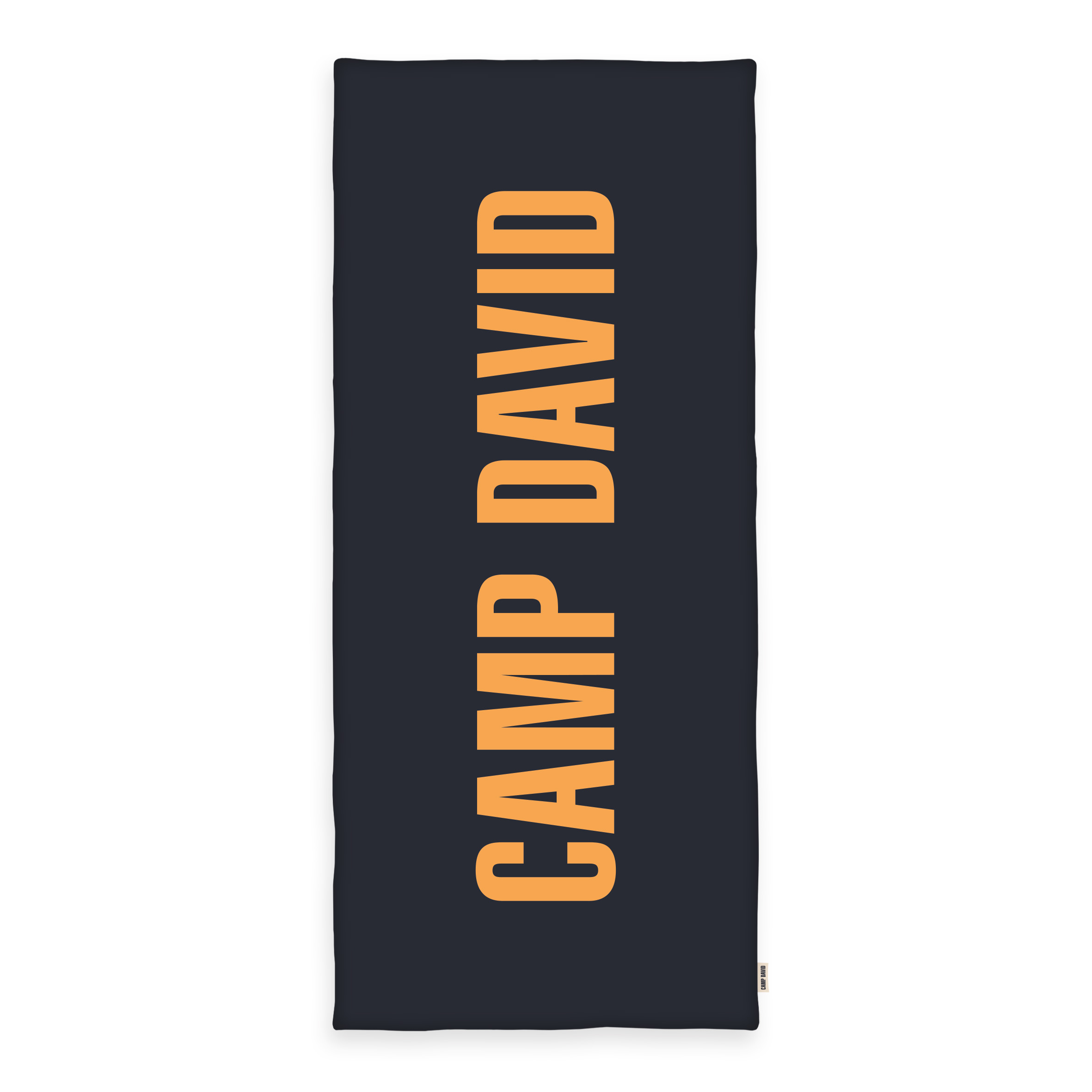 CAMP DAVID Saunatuch 'Logo Navy' – 80x180 cm, Velours