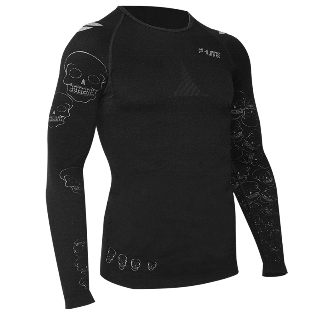F-Lite - Megalight 140 Longshirt - Herren langes Funktionsshirt SKULL
