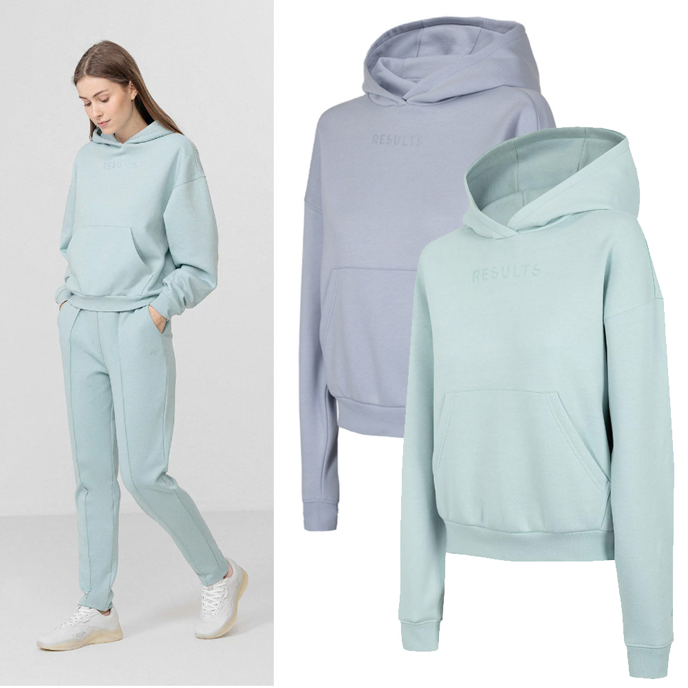 4F WARM - Damen Sweatshirt Pullover Hoodie
