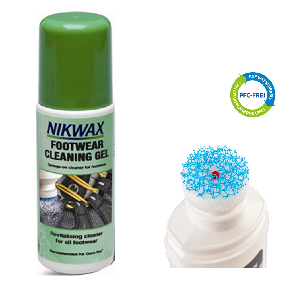 NIKWAX - Reinigungsgel für Schuhe 125ml Schwamm Applikator