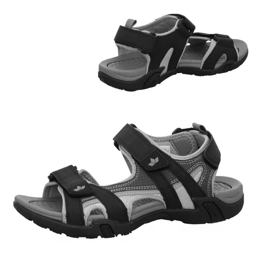 LICO - Allround Outdoor Sandalen DETROIT V, schwarz grau