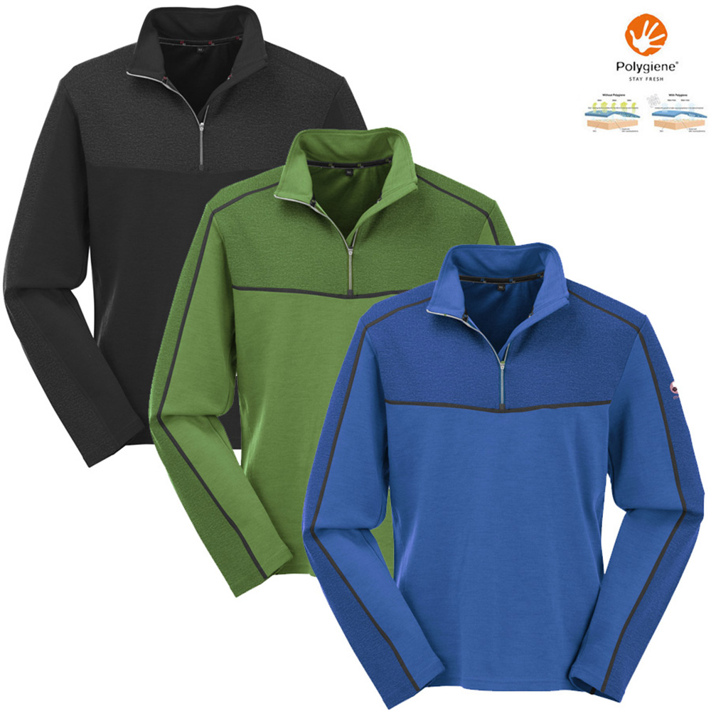 Maul - Karstein II - Herren Sport Winter dickes Langarmshirt