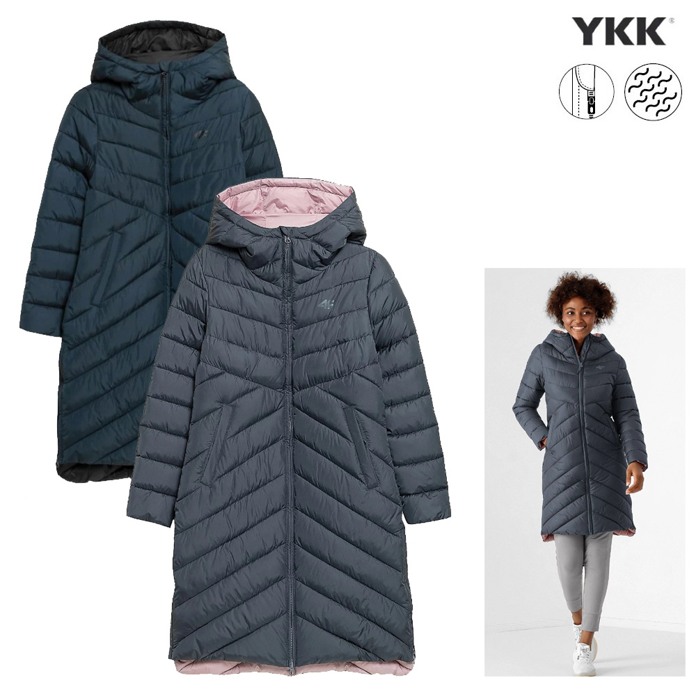 4F - Damen synt. Daunenjacke Daunenmantel Wintermantel