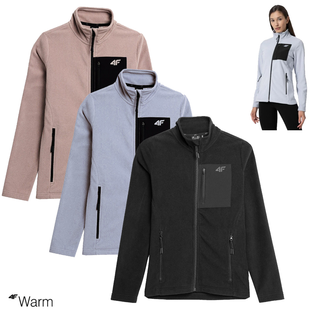 4Fwarm - wärmende Damen Thermofleece Jacke Outdoor Fleecejacke