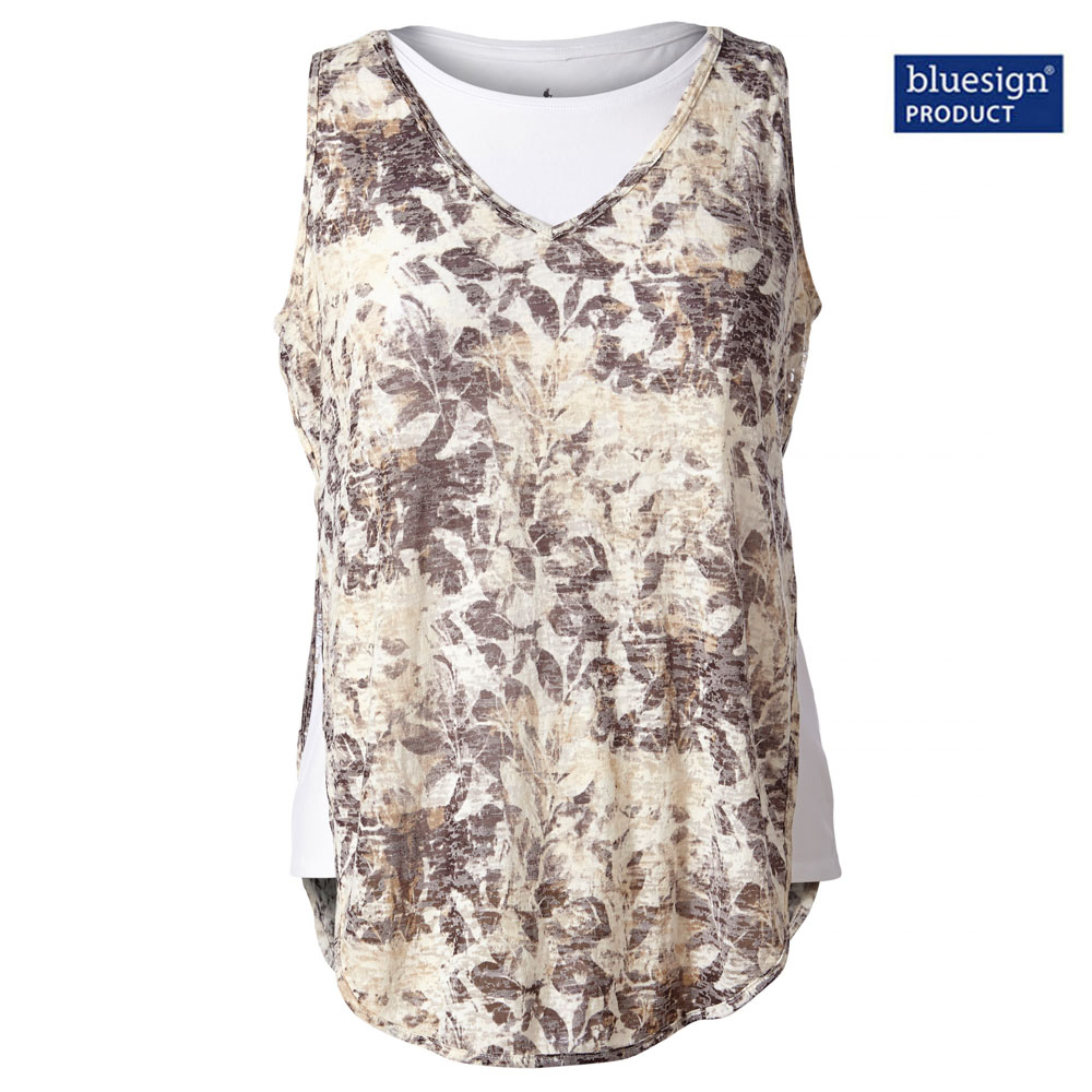 Royal Robbins - BURNOUT DOUBLE TANK Frauen - Trägershirt, weiß