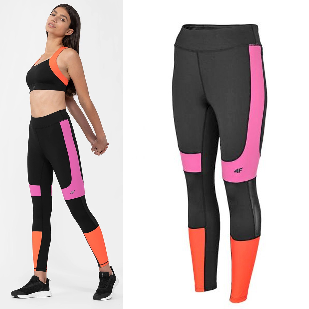 4F - Damen Sport Leggings - Laufhose