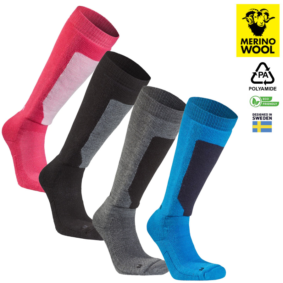 MERINOWOOL - Seger Alpine MID Advance - Merino Sport, Skisocken