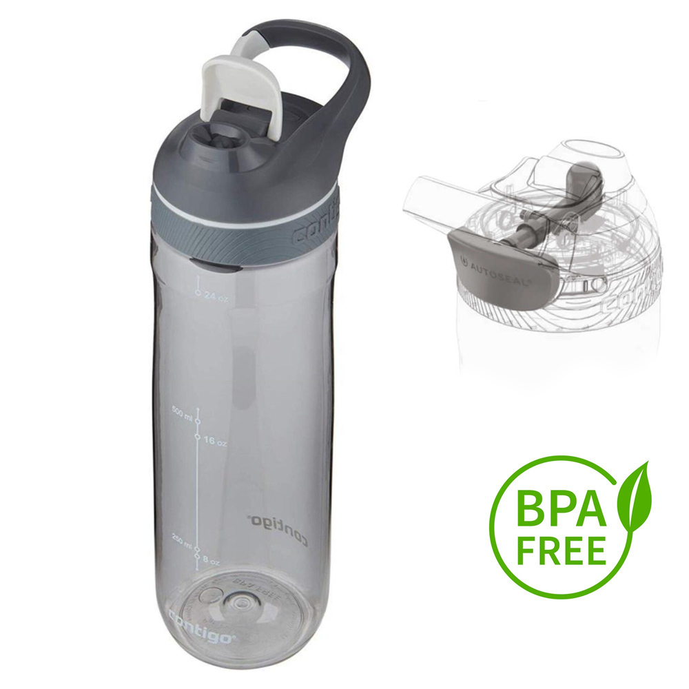 Contigo Trinkflasche Cortland Sport Fitness Flasche - 720ml - grau