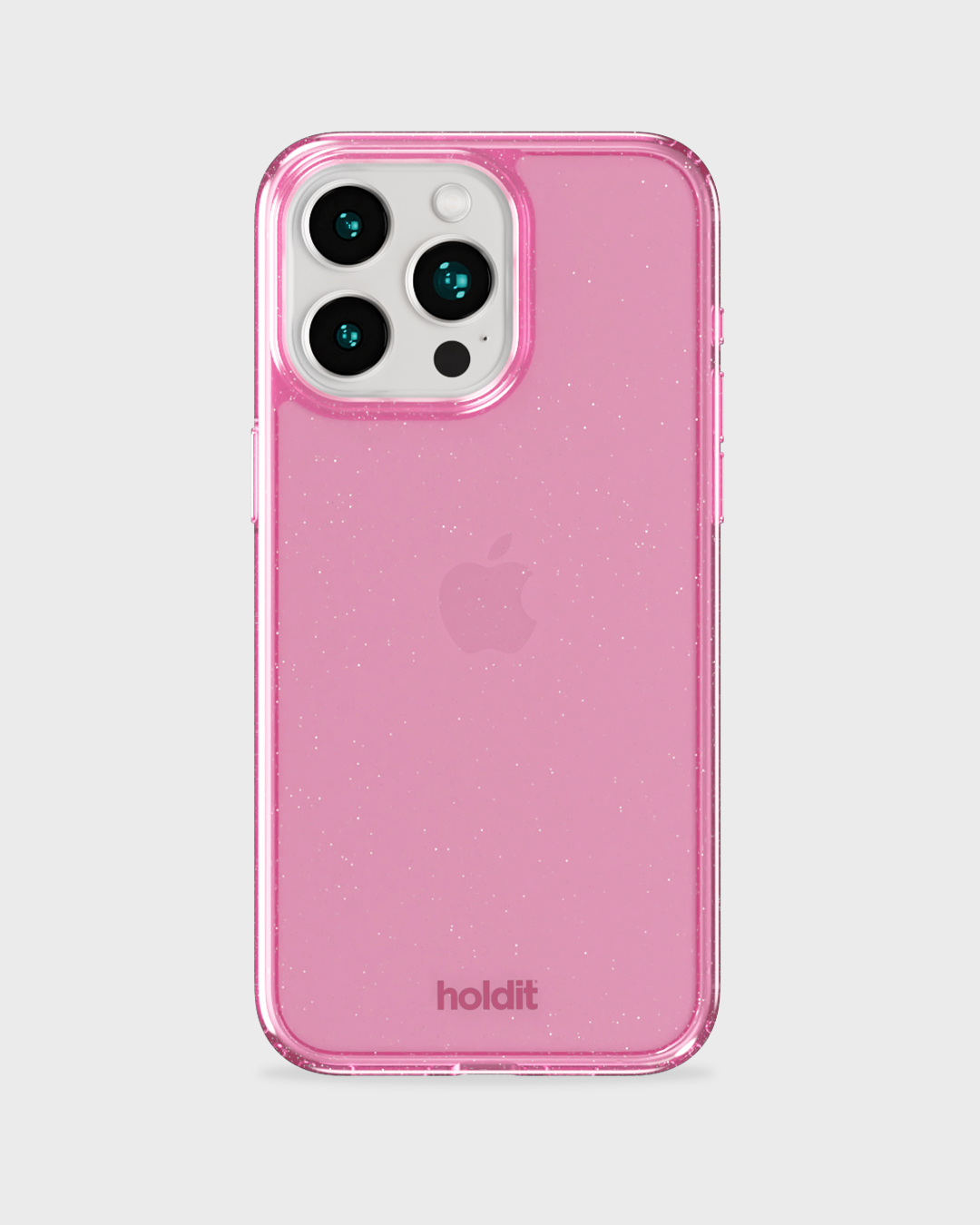 Phone Case Glitter Pink iPhone 15 Pro