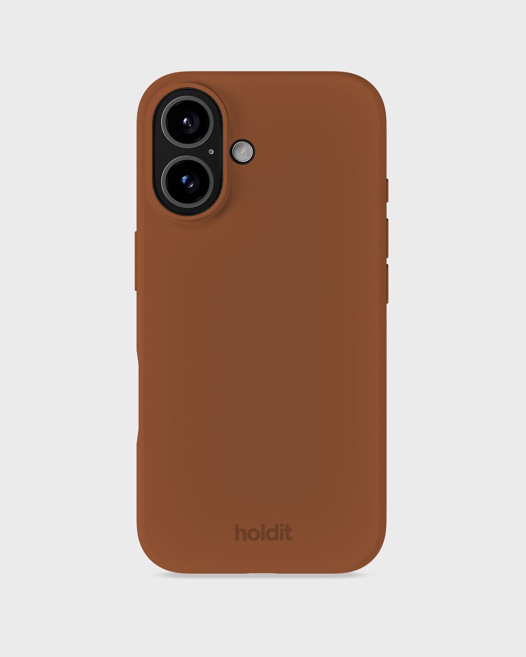 Phone Case Silicone Almond Brown iPhone 16