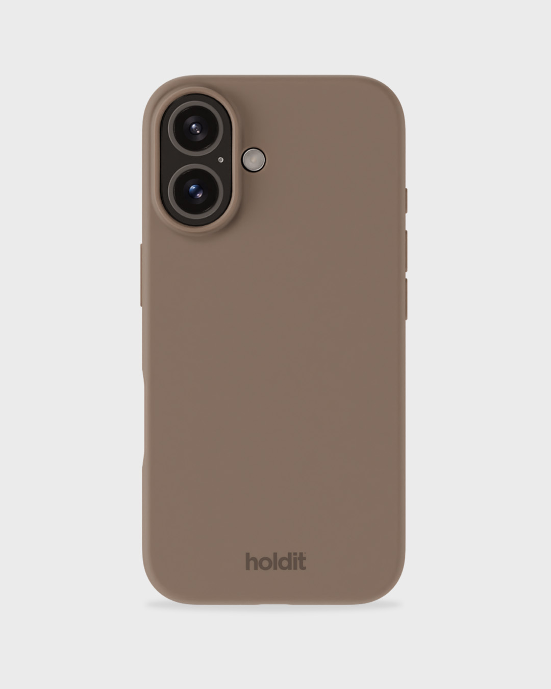 Phone Case Silicone Mocha Brown iPhone 16 Plus