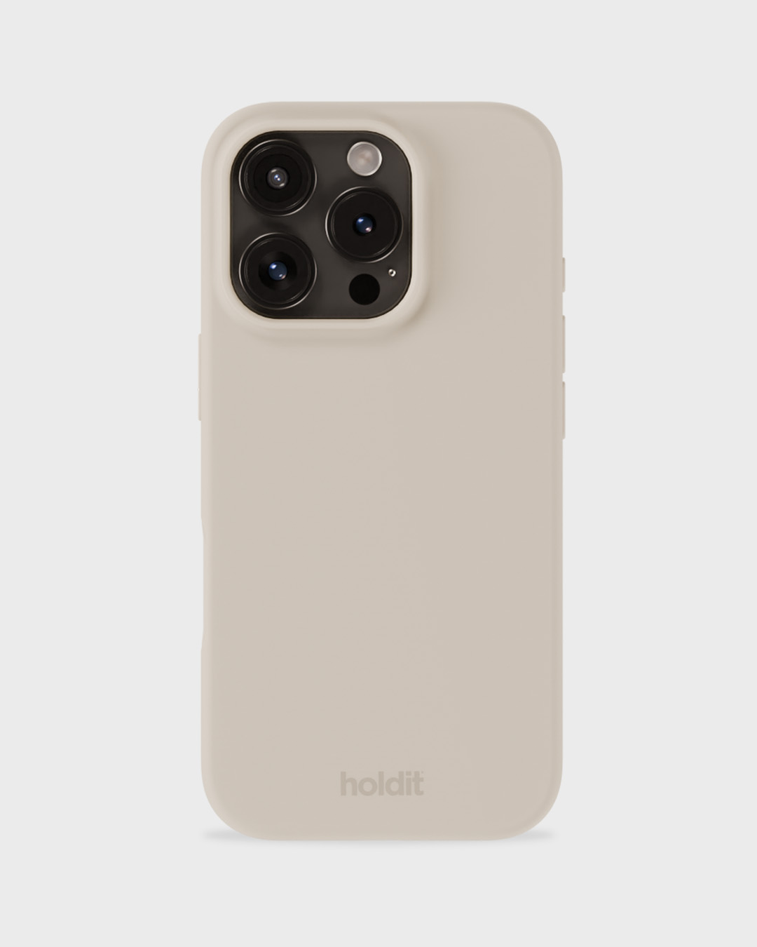 Phone Case Silicone Light Beige iPhone 16 Pro