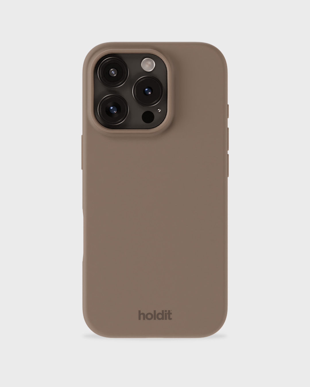 Phone case silicone Mocha Brown iPhone 16 Pro Max