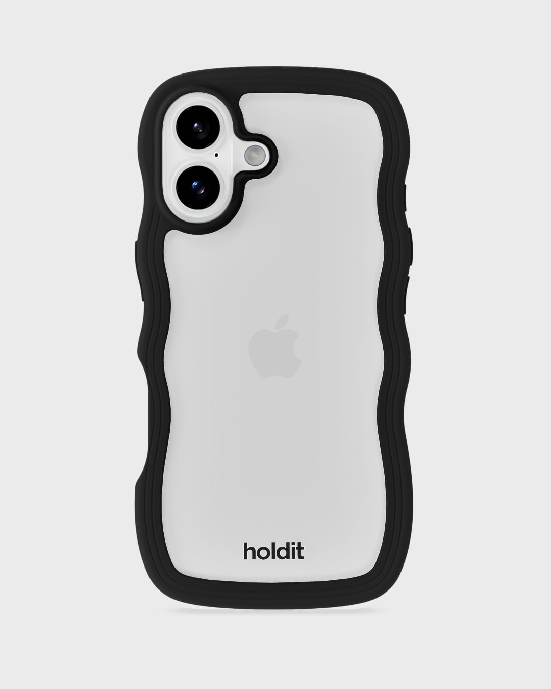 Phone Case Wavy Black/Transparent iPhone 17