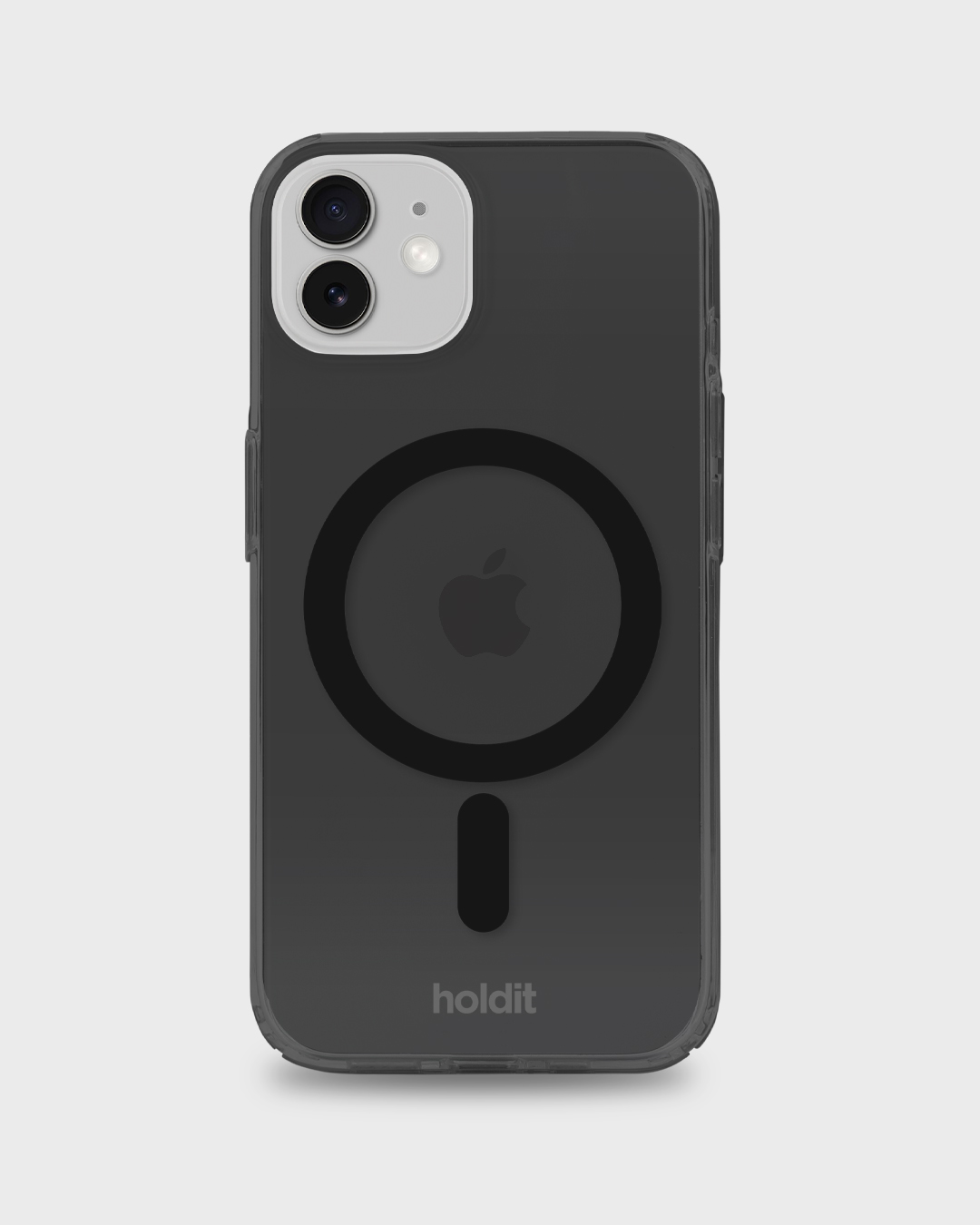 Phone Case Transparent Magsafe Compatible Black iPhone 12