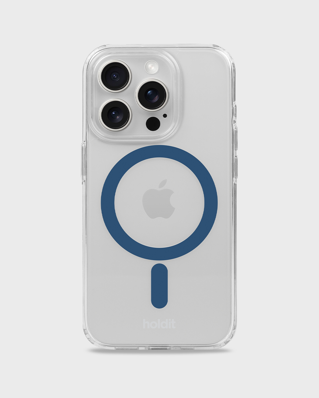 Phone Case Transparent Magsafe Compatible Denim Blue / Transparent iPhone 15 Pro