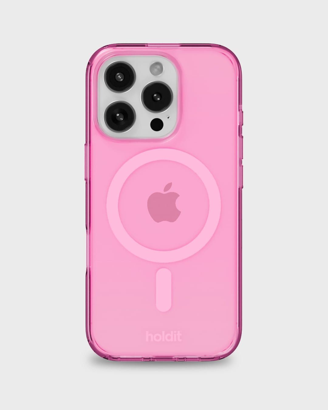 Phone Case Transparent Magsafe Compatible Pink iPhone 16 Pro
