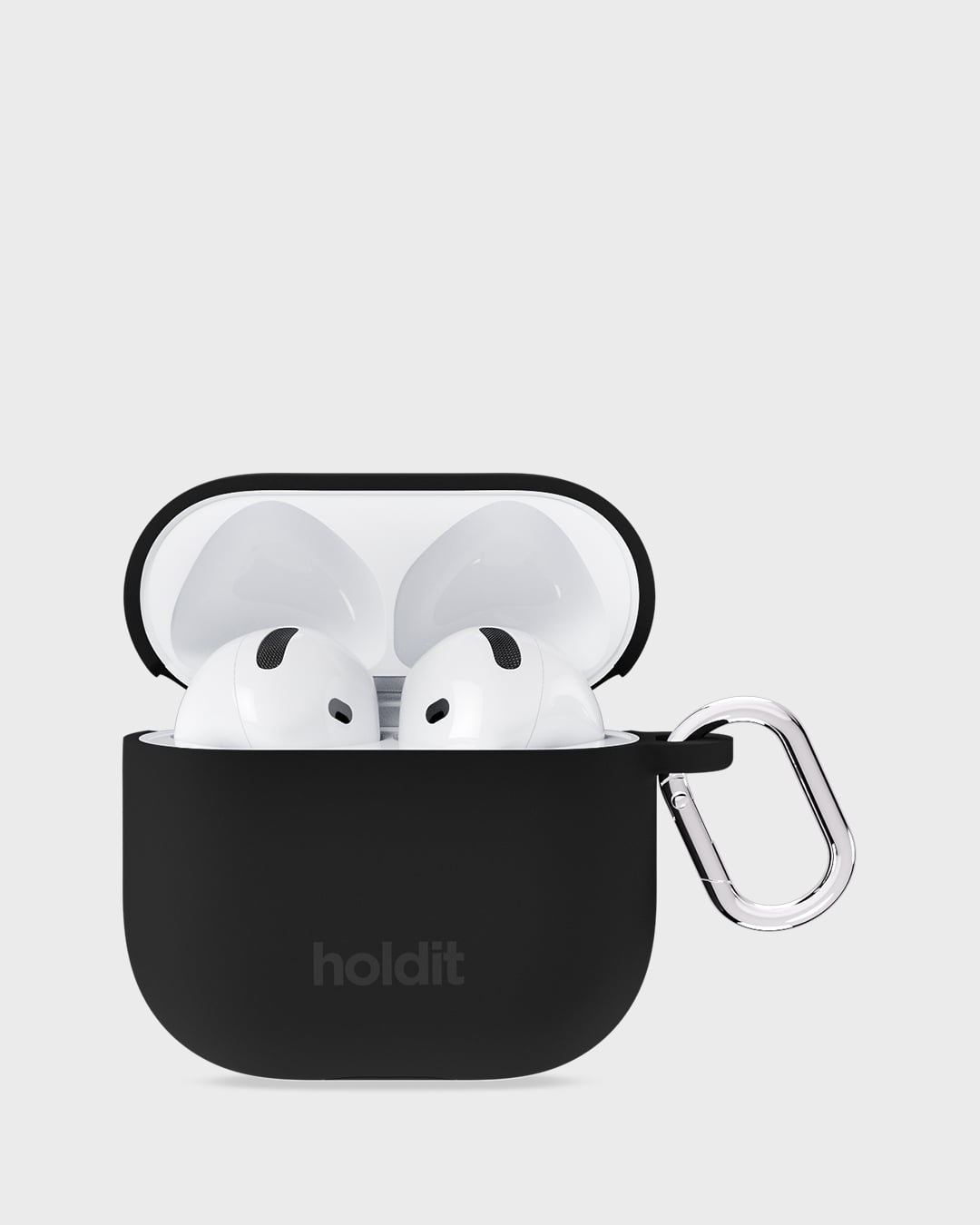 Silicone Case Solid Black Airpods 4