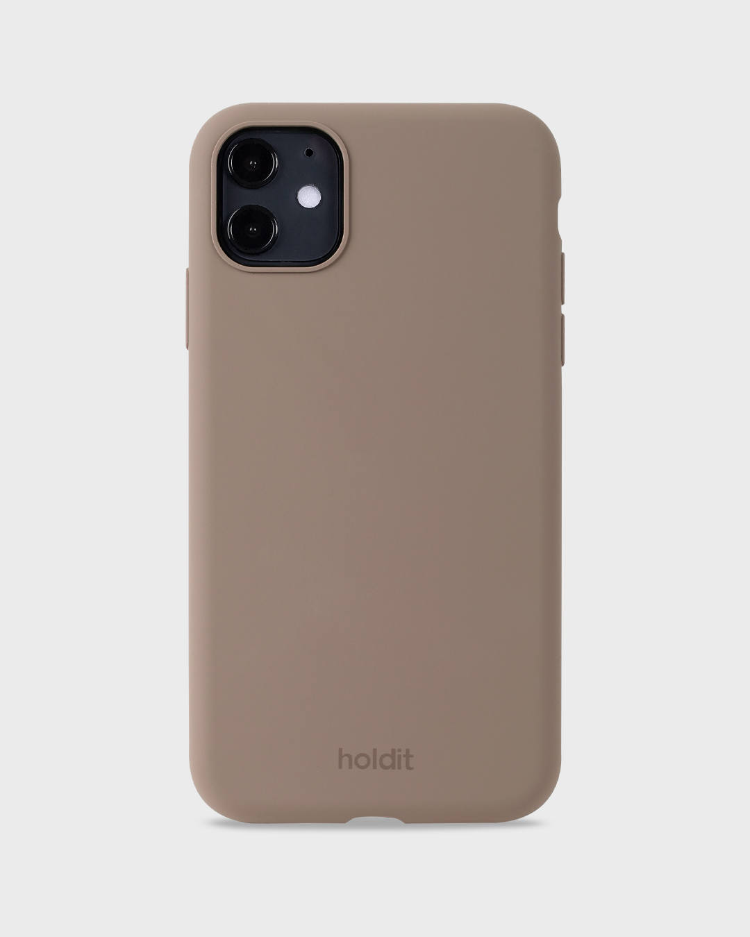 Phone Case Silicone Mocha Brown iPhone 11