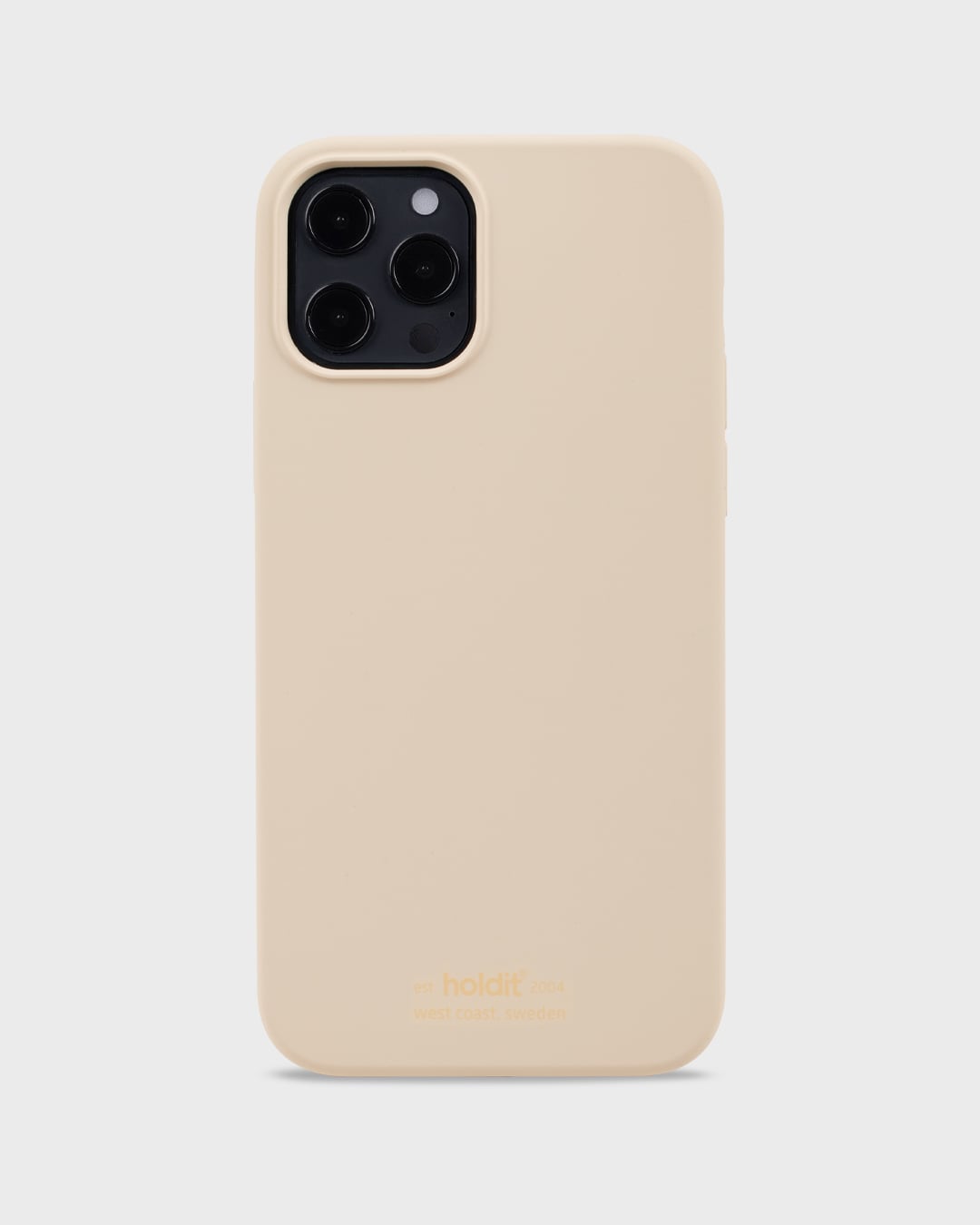 Phone Case Silicone Beige iPhone 12 Pro