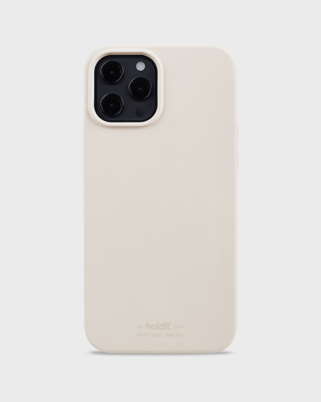 Phone Case Silicone Light Beige iPhone 12