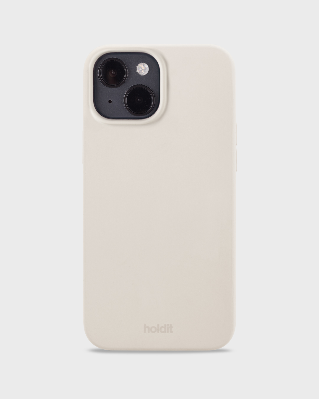 Phone Case Silicone Light Beige iPhone 15