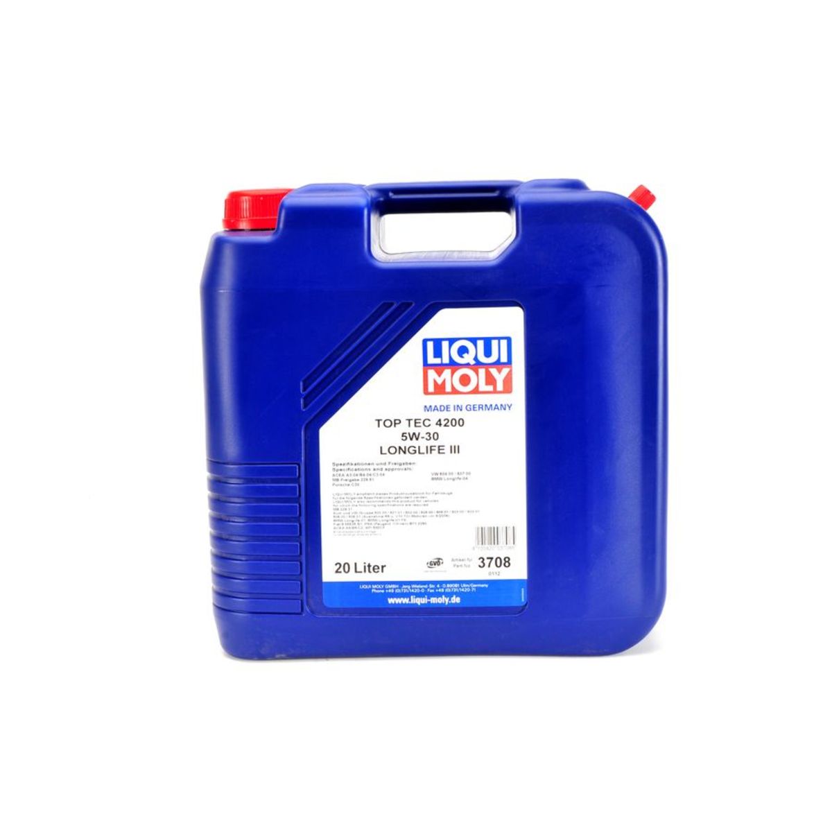Motoröl LIQUI MOLY 3708 TopTec 4200 5W30 20L